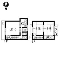 深草ススハキ町36-1  ｜ 京都府京都市伏見区深草ススハキ町（賃貸一戸建2LDK・1階・50.22㎡） その2