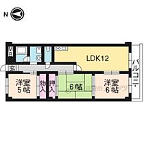 オーセント長岡京 403 ｜ 京都府長岡京市下海印寺方丸（賃貸マンション3LDK・4階・65.24㎡） その2