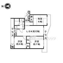 南円明寺ヶ丘団地16棟  ｜ 京都府乙訓郡大山崎町字円明寺小字西法寺（賃貸マンション3LDK・1階・61.15㎡） その2