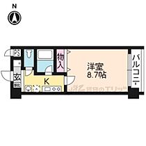 京都府京都市下京区西七条中野町（賃貸マンション1K・6階・25.50㎡） その1