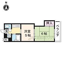 京都府京都市右京区西京極佃田町（賃貸マンション2K・7階・28.00㎡） その2