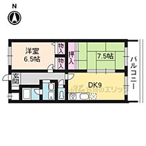 ＪＯロワイヤル 102 ｜ 京都府長岡京市天神１丁目（賃貸マンション2LDK・1階・55.47㎡） その1