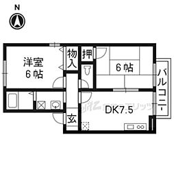 間取図画像 2DK