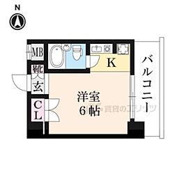 間取図画像 1K