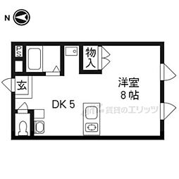 槇島センタービル ワンルームの間取図画像