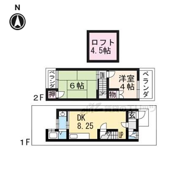 向島本丸町70-16貸家 ｜京都府京都市伏見区向島本丸町(賃貸一戸建2LDK・1階・39.56㎡)の写真 その2