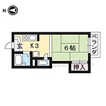 京都府京都市伏見区京町北8丁目（賃貸アパート1R・2階・19.25㎡） その2