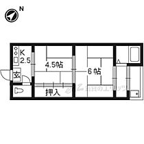 ハイツ新田辺 A ｜ 京都府京田辺市田辺西垣内（賃貸アパート2K・1階・29.16㎡） その2