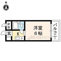 フロイデ東向日 412 ｜ 京都府向日市寺戸町殿長（賃貸マンション1R・4階・16.50㎡） その2