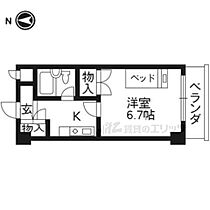 京都府京田辺市河原食田（賃貸マンション1K・3階・20.10㎡） その2