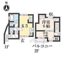 🉐敷金礼金0円！🉐下鳥羽北三町66貸家