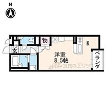 レオネクスト西山天王山 206 ｜ 京都府長岡京市調子1丁目（賃貸アパート1R・2階・25.54㎡） その2