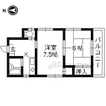 京都府乙訓郡大山崎町字大山崎小字鏡田（賃貸アパート2K・2階・34.23㎡） その2