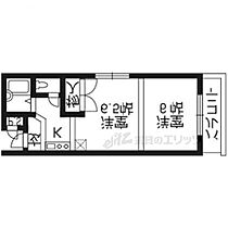 京都府京都市伏見区鍛冶屋町（賃貸マンション2K・2階・29.80㎡） その1