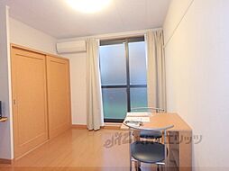 近鉄京都線 新田辺駅 徒歩12分の賃貸アパート 1階1Kのリビング/ダイニング