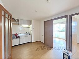 京阪宇治線 宇治駅 バス31分 ね田下車 徒歩4分の賃貸アパート 1階2LDKのリビング/ダイニング