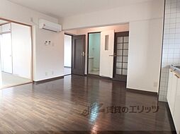 阪急京都本線 長岡天神駅 徒歩15分の賃貸マンション 4階2LDKのリビング/ダイニング