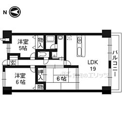 ライオンズマンション桃山南口 3LDKの間取図画像