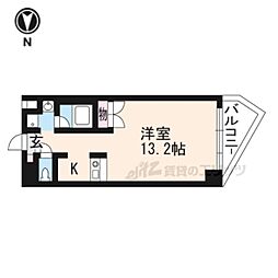 山科IMビル ワンルームの間取図画像