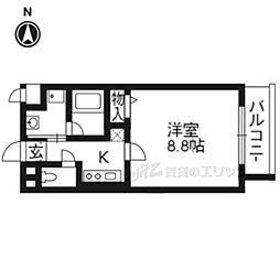 近鉄京都線 上鳥羽口駅 徒歩8分