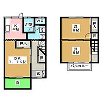 千引ハイツ D ｜ 長野県長野市大字富竹（賃貸アパート3K・1階・59.94㎡） その2