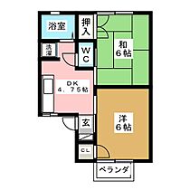 北条ライブタウン　Ａ棟 203 ｜ 長野県長野市大字高田北条（賃貸アパート2K・2階・34.83㎡） その2