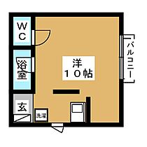 ソレイユ若里 101 ｜ 長野県長野市若里４丁目（賃貸アパート1R・1階・20.25㎡） その2