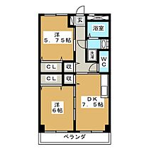 五明ハイツ 201 ｜ 長野県長野市篠ノ井布施五明（賃貸マンション2DK・2階・47.79㎡） その2