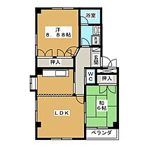 リトルアイランド B211 ｜ 長野県長野市大字小島（賃貸マンション2LDK・2階・48.00㎡） その2