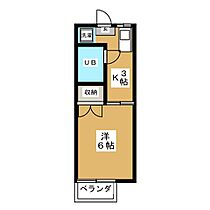 コーポＣＡ　Ｓ棟 206 ｜ 長野県長野市若里１丁目（賃貸アパート1K・2階・19.44㎡） その2