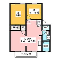 ホライズン菅 202 ｜ 長野県長野市大字大豆島（賃貸アパート2LDK・2階・51.00㎡） その2