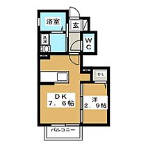 トリシア稲葉 103 ｜ 長野県長野市大字稲葉2723-1（賃貸アパート1DK・1階・28.20㎡） その2