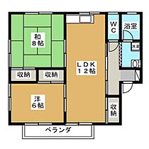 ミヤハイツ 205 ｜ 長野県長野市大字南長池（賃貸アパート2LDK・2階・59.20㎡） その2