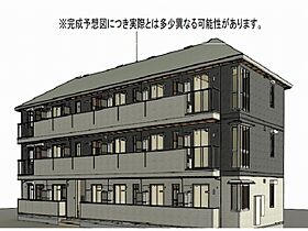 グランスクエアIII番館 201 ｜ 長野県長野市大字鶴賀腰巻2186-1の一部、2186-3の一部（賃貸アパート2LDK・2階・55.33㎡） その1