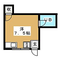 ベルコーポ西後町 103 ｜ 長野県長野市大字南長野西後町（賃貸アパート1R・1階・16.20㎡） その2