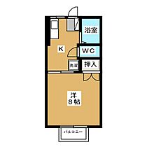 メゾン桐原 202 ｜ 長野県長野市桐原１丁目（賃貸アパート1K・2階・25.92㎡） その2