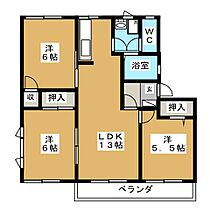 エステート吉田　Ｓ棟 202 ｜ 長野県長野市吉田２丁目（賃貸アパート3LDK・2階・62.87㎡） その2