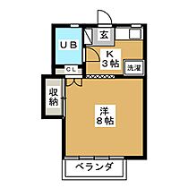 プチメゾンわかたけ 202 ｜ 長野県長野市上松２丁目（賃貸アパート1K・2階・23.80㎡） その2