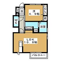 インテグラルとよの 106 ｜ 長野県長野市豊野町豊野（賃貸アパート1LDK・1階・40.53㎡） その2