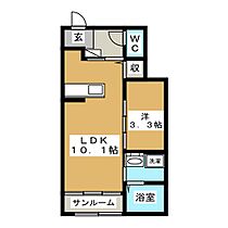 グランツＫ 102 ｜ 長野県長野市大字南堀（賃貸アパート1LDK・1階・35.55㎡） その2