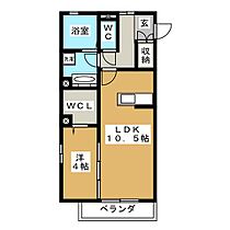 エクセラン昴 303 ｜ 長野県長野市大字西和田（賃貸アパート1LDK・3階・42.00㎡） その2