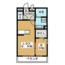 アップガーデン 101 ｜ 長野県長野市篠ノ井東福寺（賃貸アパート1LDK・1階・33.17㎡） その2