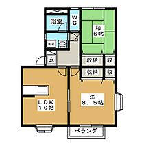 コンフォートパレス　Ａ棟 101 ｜ 長野県長野市平林２丁目（賃貸アパート2LDK・1階・55.89㎡） その2