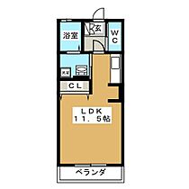 プランタン3 103 ｜ 長野県長野市中御所１丁目（賃貸アパート1R・1階・30.03㎡） その2