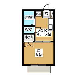 間取図画像 1DK