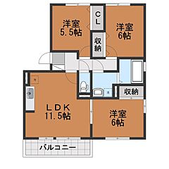 物件の間取り