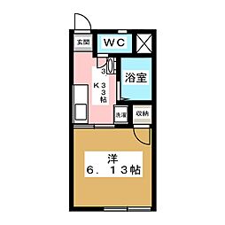 THコーポ 1Kの間取図画像