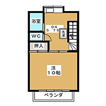 アンサンブル榑木　B 205 ｜ 長野県松本市大字島内（賃貸アパート1K・1階・27.75㎡） その2