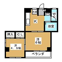 木もれ燈 201 ｜ 長野県松本市庄内２丁目（賃貸マンション2K・3階・39.60㎡） その2