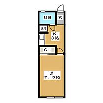 リバーサイドコーポ西村 103 ｜ 長野県松本市井川城２丁目（賃貸アパート1K・1階・24.30㎡） その2